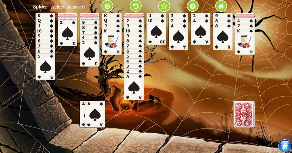 play spider solitaire free online
